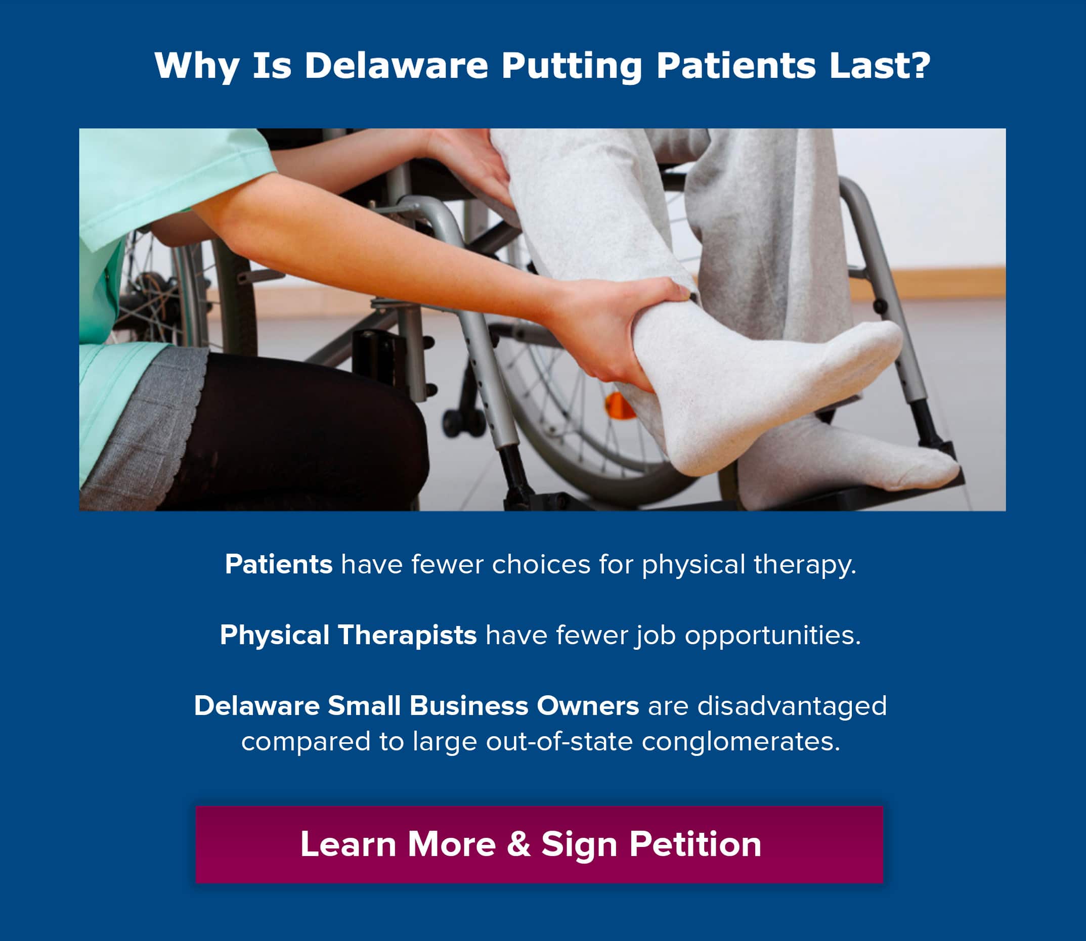 Why is Delaware Putting Patients Last?